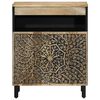 vidaXL Side Cabinet 60x33x75 cm Solid Wood Mango