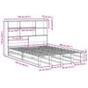 vidaXL Bookcase Bed without Mattress White 140x200 cm Solid Wood
