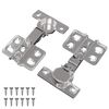 vidaXL Hinge 2 pcs Nickel 26 mm Iron