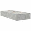 vidaXL Bed Frame Concrete grey 80 x 200 cm Engineered wood