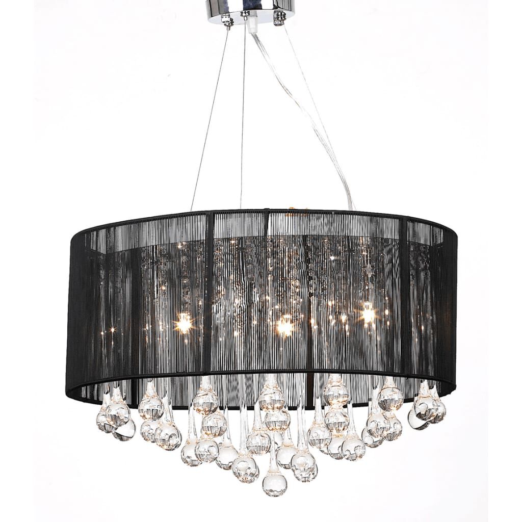 Black plastic sales chandelier