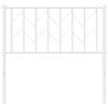 vidaXL Metal Replace Headboard White 90 cm