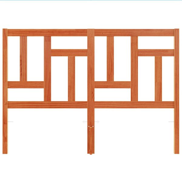 vidaXL Headboard Wax Brown 140 cm Solid Wood Pine