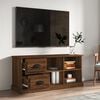 vidaXL TV Cabinet Brown Oak 102x35.5x47.5 cm Engineered Wood