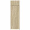 vidaXL Storage Cabinet Sonoma Oak 70x42.5x225 cm Engineered Wood