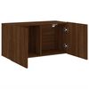 vidaXL TV Cabinet Wall-mounted Brown Oak 80x30x41 cm