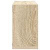 vidaXL Wall Cube Shelves 6 pcs White and Sonoma Oak 26x15x26 cm
