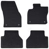vidaXL Car Mat 4 pcs Black suitable for VW CADDY 2020- Rubber