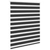 vidaXL Zebra blind 140.9x175 cm Fabric Width 136.7 cm black