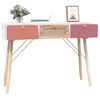 vidaXL Console Table with Drawers 105x30x75 cm Engineered Wood