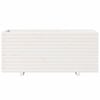 vidaXL Garden Planter White 110x40x49.5 cm Solid Wood Pine