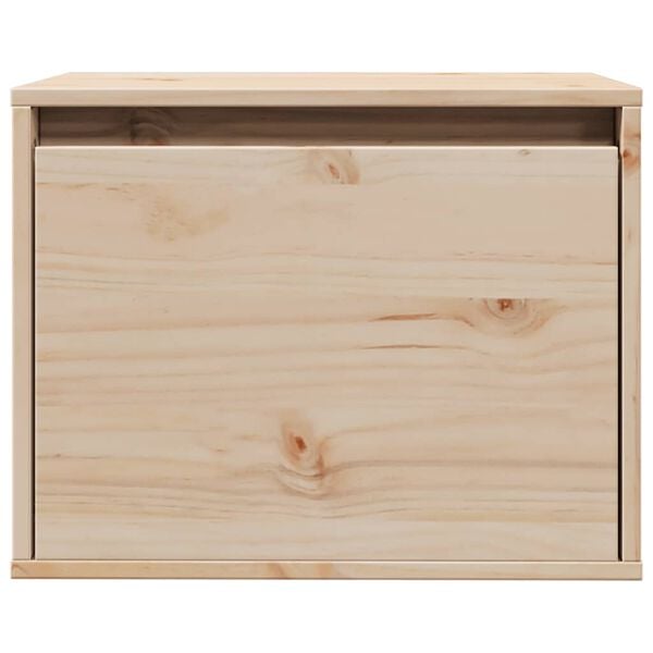 vidaXL Wall Cabinet 45x30x35 cm Solid Pinewood