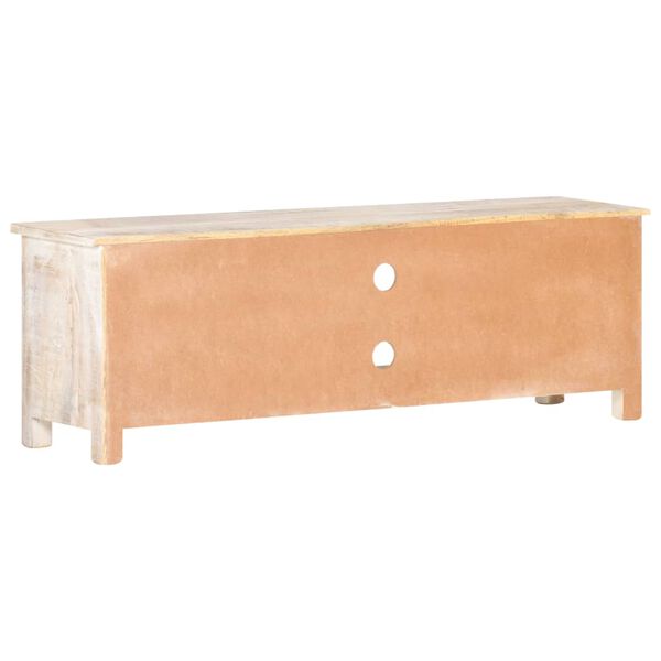 vidaXL TV Cabinet 120x30x40 cm Rough Acacia Wood