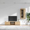 vidaXL TV Cabinet Set with Drawer Artisan Oak Engineered Wood