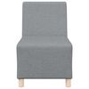 vidaXL Modular Sofa Unit Armless 2 pcs Light Grey 55 x 74 x 82 cm