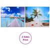 vidaXL Folding Room Divider 200x170 cm Beach
