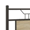 vidaXL Bed Frame without Mattress Sonoma Oak 137x190 cm Engineered Wood