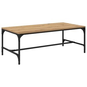 vidaXL Coffee Table Artisan Oak 100 x 50 x 35 cm Engineered Wood