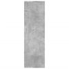 vidaXL Book Cabinet Concrete Grey 98x29x97.5 cm Engineered Wood