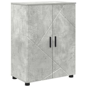 vidaXL Bathroom Cabinet Concrete Grey 60 x 35 x 80 cm