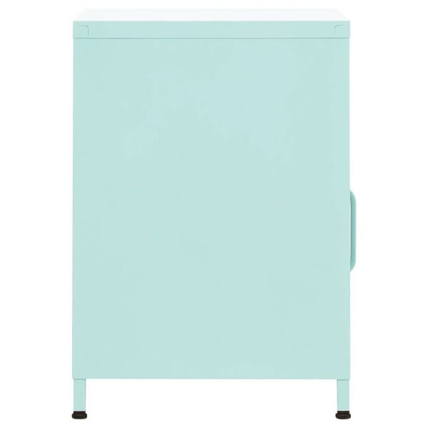 vidaXL Nightstand Mint 35x35x51 cm Steel