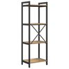 vidaXL Bookshelf Artisan Oak 40 x 30 x 119 cm Engineered Wood