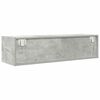 vidaXL TV Cabinet Concrete grey 100 x 31 x 25.5 cm Engineered wood
