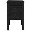 vidaXL Bedside Cabinets 2 pcs Black 40x35x61.5 cm Solid Wood Pine