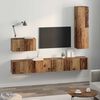 vidaXL Wall TV Cabinet Wall-mounted 4 pcs Old Wood Engineered Wood