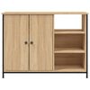 vidaXL Sideboard Sonoma Oak 100x33x75 cm Engineered Wood