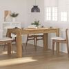 vidaXL Dining Table Artisan Oak 140x74.5x76 cm Engineered Wood