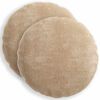 vidaXL Cushion Cover 2 pcs HEERLEN Taupe &Oslash; 40 cm Chenille Fabric
