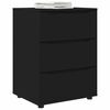 vidaXL Storage Cabinet Black 60 x 48 x 81 cm Engineered Wood