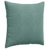 vidaXL Sofa Pillows 2 pcs Sea Green 80 x 80 cm Corduroy Fabric