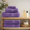 vidaXL Premium Sauna Towels SOLUND 10 pcs Purple 80x200 cm 600 gsm