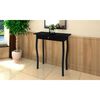 vidaXL Console Table MDF Black