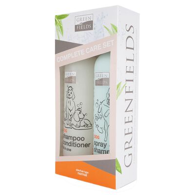 Greenfields Complete Care Dog Shampoo and Spray Set 2x250 ml