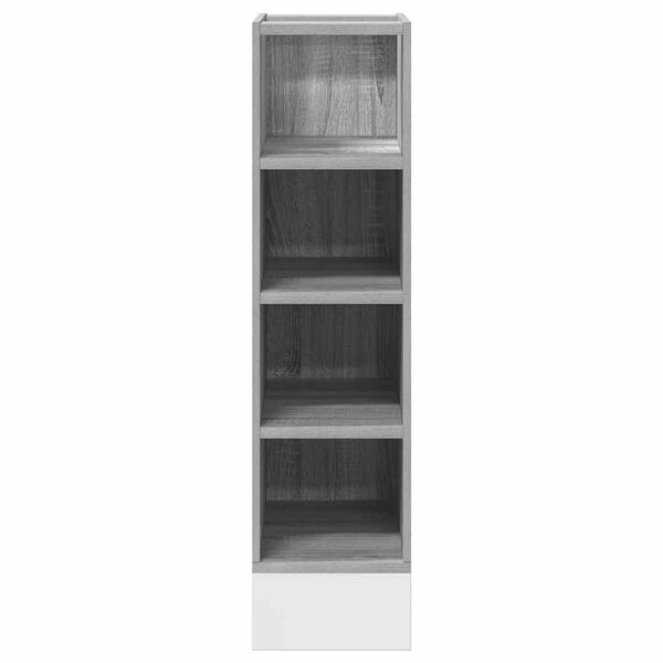 vidaXL Bottom Cabinet Riga Grey Sonoma 20x44.5x81.5 cm Engineered Wood