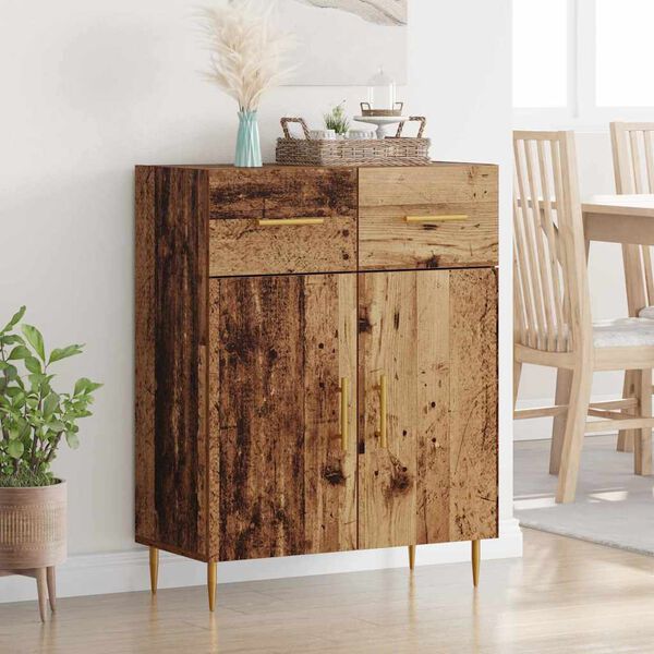 vidaXL Sideboard Old Wood 69.5 x 34 x 90 cm Engineered Wood