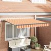 vidaXL Retractable Awning Manual Yellow 350 x 200 cm Fabric