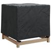 vidaXL Furniture Cover Plain Black 64 x 64 x 65 cm 420D Oxford Fabric