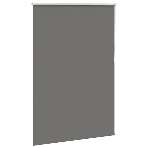 vidaXL Roller Blind Blackout Grey 90x175 cm Fabric Width 85.7 cm Polyester