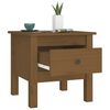 vidaXL Side Tables 2 pcs Honey Brown 40x40x39 cm Solid Wood Pine