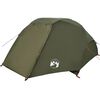 vidaXL Fishing Tent 5-Person Olive Green Waterproof
