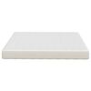 vidaXL Bed Mattress with Mattress Cream 180 x 200 cm Fabric