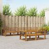 vidaXL Outdoor Sofa Set 8 pcs Natural Solid Acacia Wood