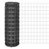 vidaXL Euro Fence Steel 10x1 m Grey