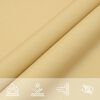 vidaXL Sun Shade Sail Sand 8x5 m 100% Polyester Oxford