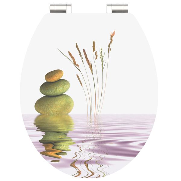 SCH&Uuml;TTE High Gloss Toilet Seat with Soft-Close BALANCE MDF