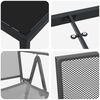 vidaXL Garden Dining Set Folding 3 pcs Anthracite Steel